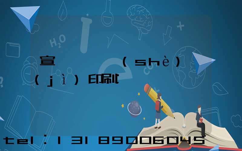 宣傳冊畫冊設(shè)計(jì)印刷
