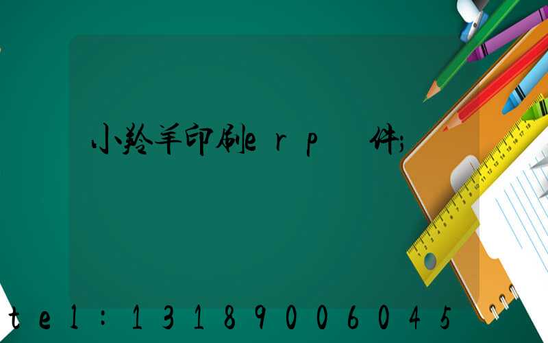 小羚羊印刷erp軟件
