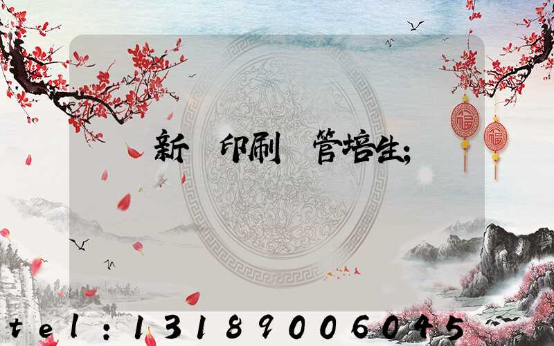 廣東新華印刷廠管培生