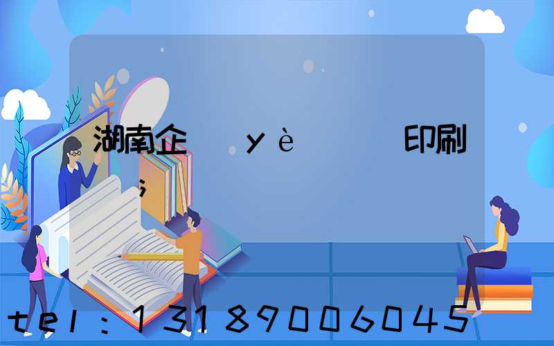 湖南企業(yè)畫冊印刷設計