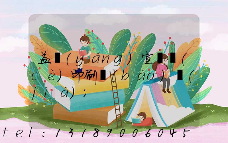 益陽(yáng)宣傳冊(cè)印刷報(bào)價(jià)