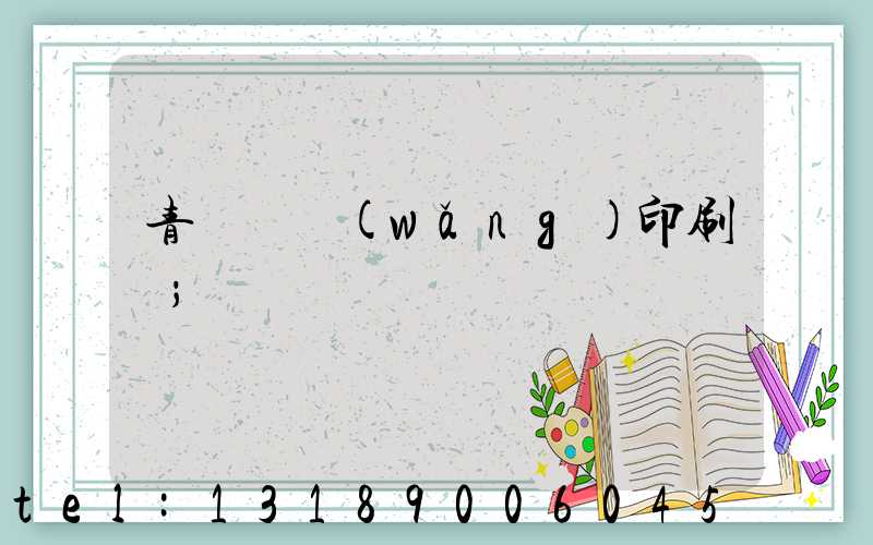 青島絲網(wǎng)印刷廠